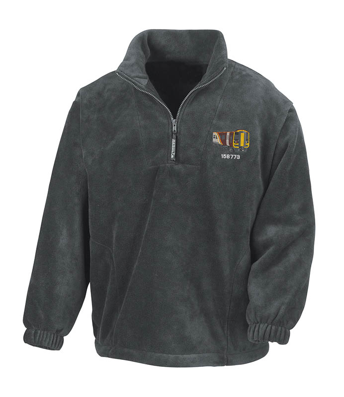 Class 158 EMR Grey Zip Neck Fleece Class 158 EMR Grey Zip Neck Fleece