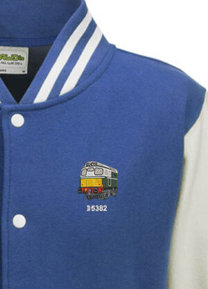 Class 27 Green D5382 Royal Blue and White Varsity Jacket