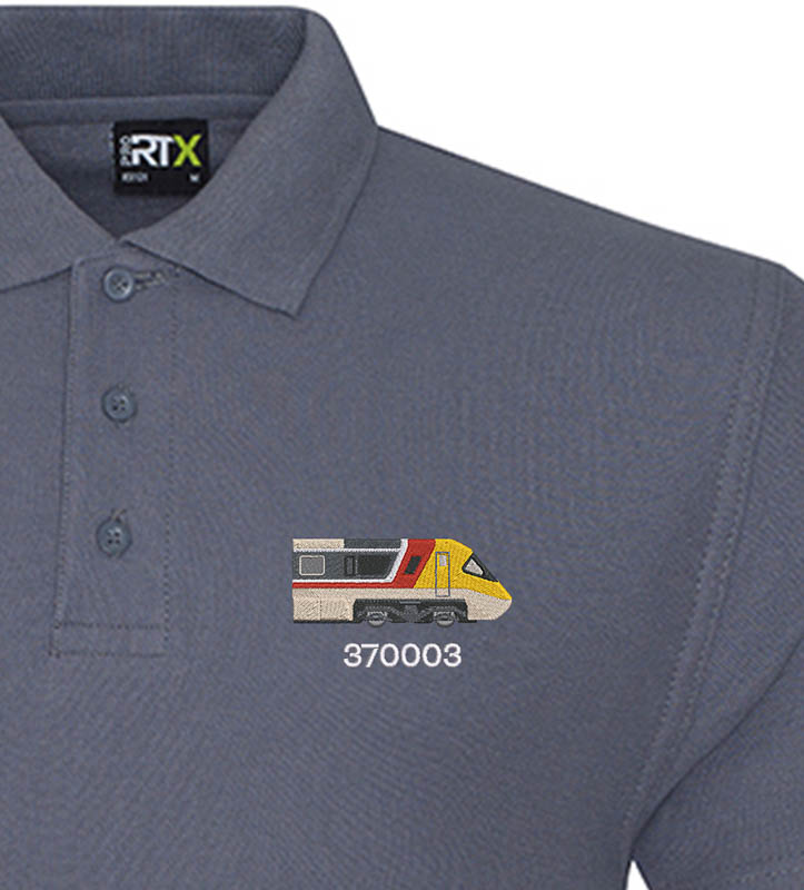 Class 370 APT 370003 Seal Grey Polo Class 370 APT 370003 Seal Grey Polo