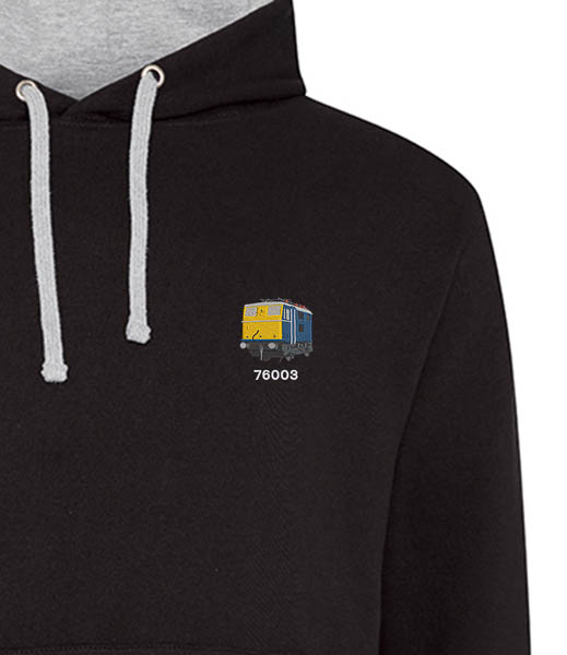 Class 76 76003 BR Blue Black and Heather hoodie Class 76 76003 BR Blue Black and Heather hoodie