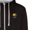 Class 76 76003 BR Blue Black and Heather zipped hoodie Class 76 76003 BR Blue Black and Heather zipped hoodie