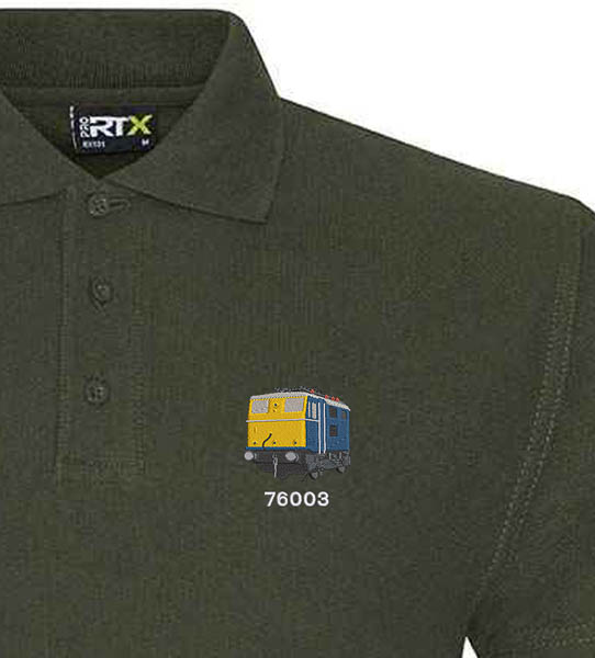 Class 76 76003 BR Blue Military Green Polo Class 76 76003 BR Blue Military Green Polo