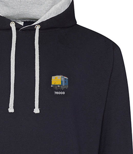 Class 76 76003 BR Blue Navy and heather hoodie Class 76 76003 BR Blue Navy and heather hoodie
