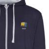 Class 76 76003 BR Blue Navy and Heather zipped hoodie Class 76 76003 BR Blue Navy and Heather zipped hoodie