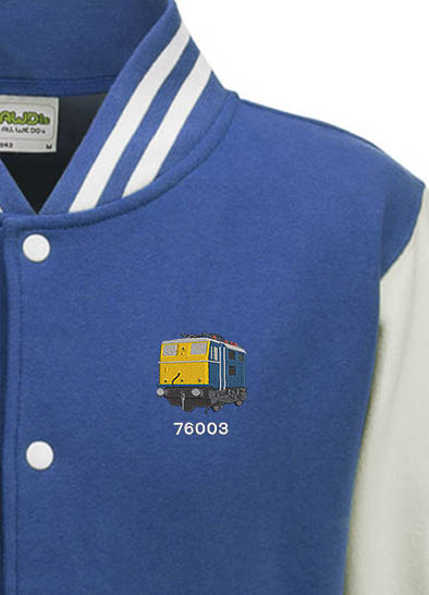 Class 76 76003 BR Blue Royal Blue and White Varsity Jacket Class 76 76003 BR Blue Royal Blue and White Varsity Jacket