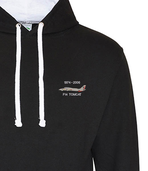 F-14 VFA111 Black and White hoodie F-14 VFA111 Black and White hoodie