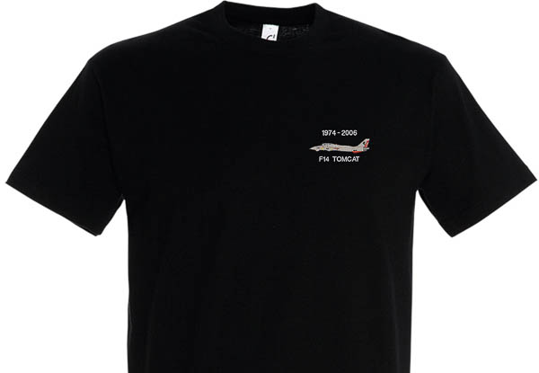 F-14 VFA111 Black T-Shirt F-14 VFA111 Black T-Shirt