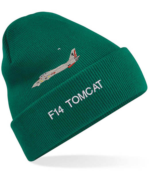 F-14 VFA111 Bottle Green Beanie F-14 VFA111 Bottle Green Beanie