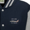 F-14 VFA111 Oxford Blue and grey Varsity Jacket F-14 VFA111 Oxford Blue and grey Varsity Jacket