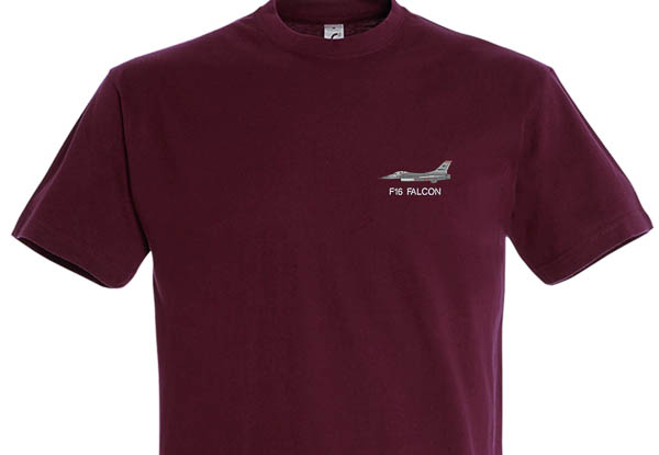 F-16C 480FS Burgundy T-Shirt F-16C 480FS Burgundy T-Shirt