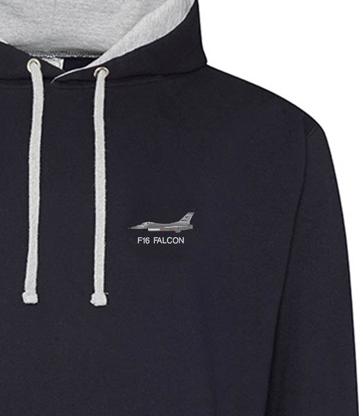 F-16C 480FS Navy and heather hoodie F-16C 480FS Navy and heather hoodie