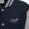 F-16C 480FS Oxford Blue and grey Varsity Jacket F-16C 480FS Oxford Blue and grey Varsity Jacket