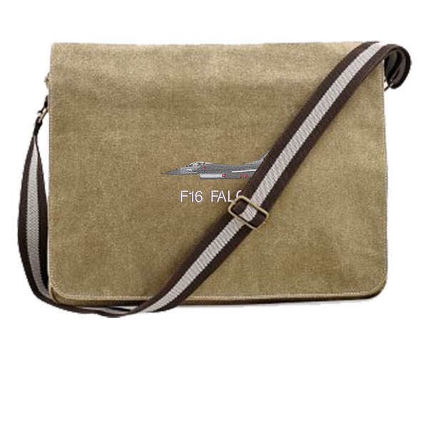 F-16C 480FS Sand Messenger Bag F-16C 480FS Sand Messenger Bag