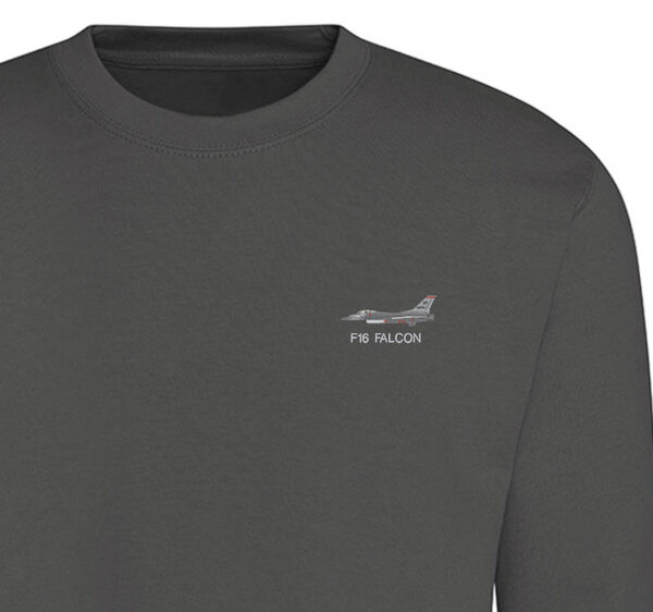 F-16C 480FS Steel Grey Sweatshirt F-16C 480FS Steel Grey Sweatshirt