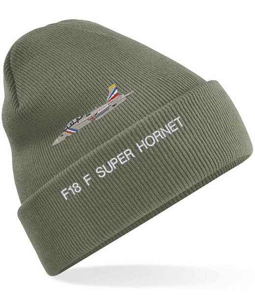 F-18F VFA-2 Army Green Beanie F-18F VFA-2 Army Green Beanie