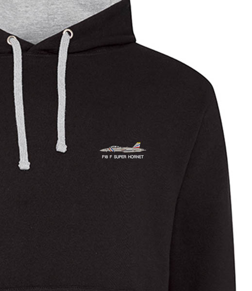 F-18F VFA-2 Black and Heather hoodie F-18F VFA-2 Black and Heather hoodie