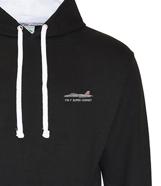 F-18F VFA-2 Black and White hoodie F-18F VFA-2 Black and White hoodie