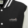 F-18F VFA-2 Black and White Varsity Jacket F-18F VFA-2 Black and White Varsity Jacket