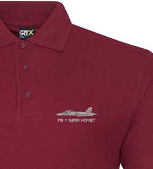F-18F VFA-2 Burgundy Polo