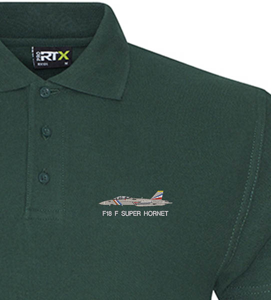 F-18F VFA-2 Forest Green Polo F-18F VFA-2 Forest Green Polo