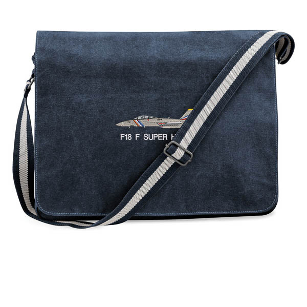 F-18F VFA-2 Royal Blue Messenger Bag F-18F VFA-2 Royal Blue Messenger Bag