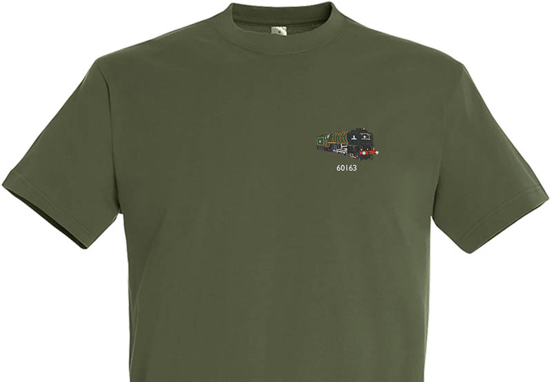 LNER A1 Army Green T-Shirt LNER A1 Army Green T-Shirt