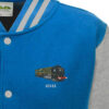 LNER A1 Sapphire Blue and Grey Varsity Jacket LNER A1 Sapphire Blue and Grey Varsity Jacket