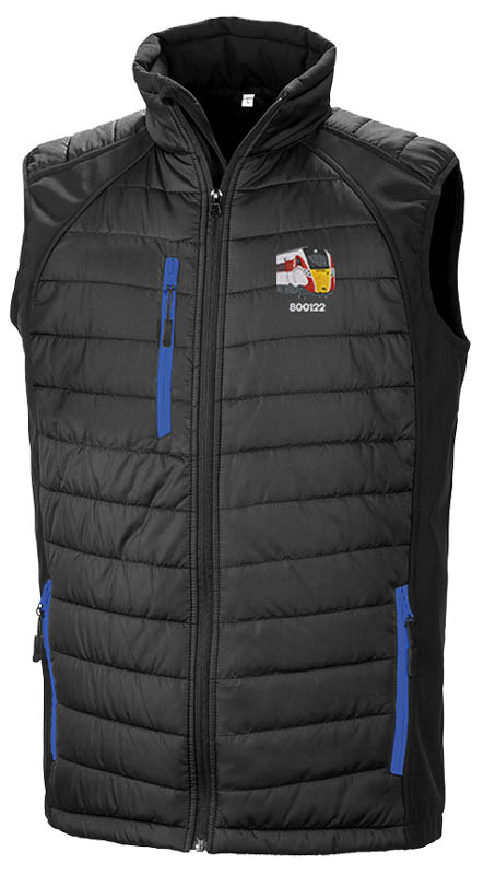 800122 LNER Black and Royal Blue Body Warmer