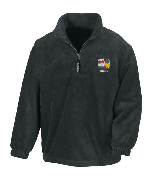 800122 LNER Black Zip Neck Fleece 800122 LNER Black Zip Neck Fleece