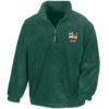 800122 LNER Forest Green Zip Neck Fleece 800122 LNER Forest Green Zip Neck Fleece