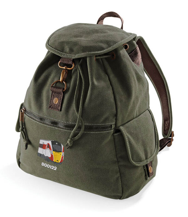 800122 LNER Military Green Rucksack 800122 LNER Military Green Rucksack