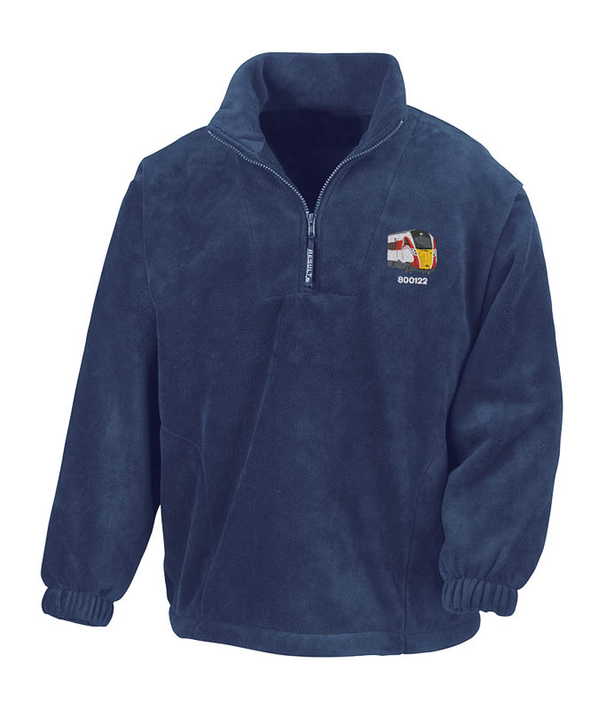 800122 LNER Navy Blue Zip Neck Fleece 800122 LNER Navy Blue Zip Neck Fleece