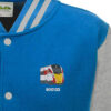 800122 LNER Sapphire Blue and Grey Varsity Jacket 800122 LNER Sapphire Blue and Grey Varsity Jacket