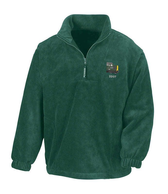 Class 40 d207 BR Green Forest Green Zip Neck Fleece Class 40 d207 BR Green Forest Green Zip Neck Fleece