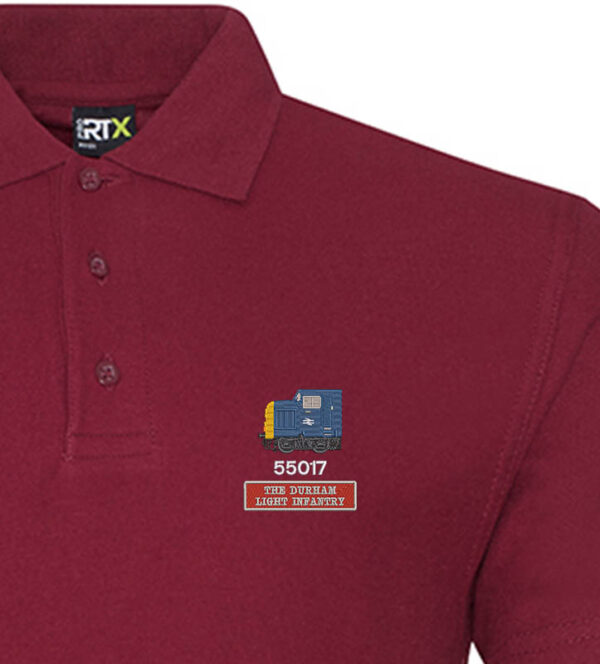 Class 55 55017 BR Blue Burgundy Polo