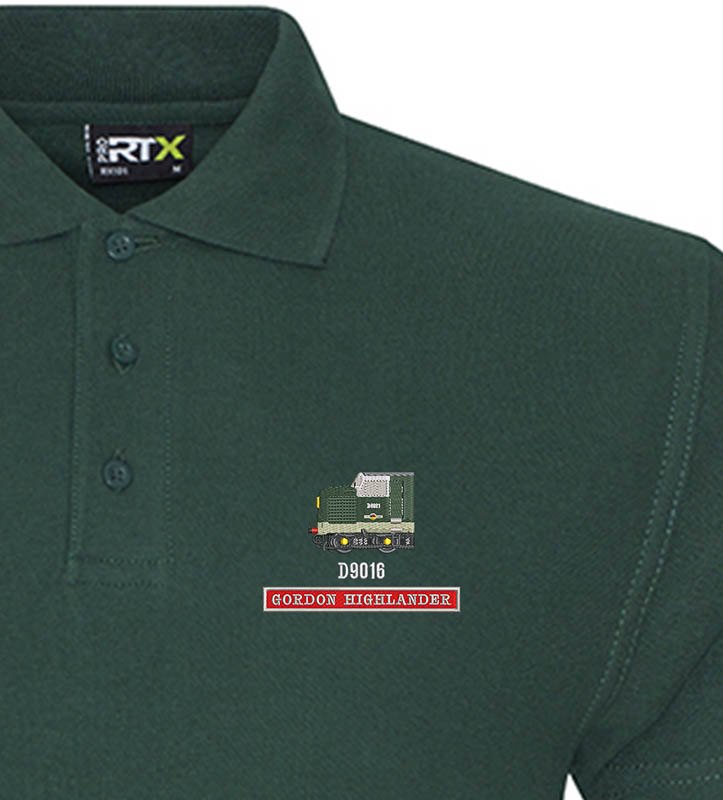 Class 55 D9016 BR Green Forest Green Polo