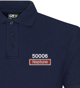 SALE - L Navy Class 50 50006 Number and Nameplate Polo Shirt