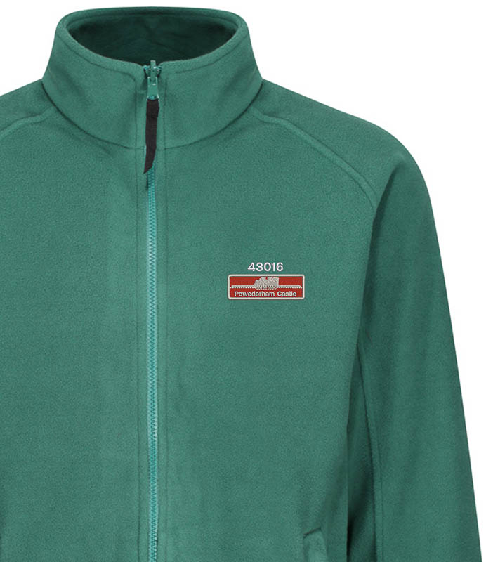 Class 43 43016 Nameplate Forest Green Fleece