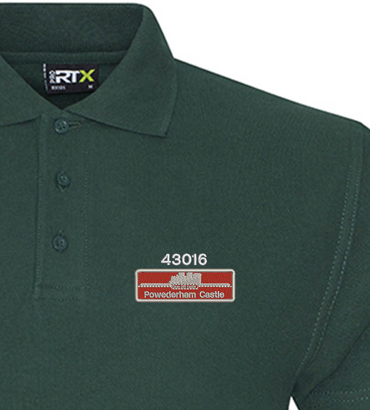 Class 43 43016 Nameplate Forest Green Polo Class 43 43016 Nameplate Forest Green Polo