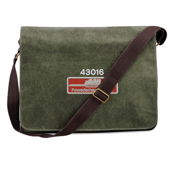 Class 43 43016 Nameplate Military Green Messenger Bag Class 43 43016 Nameplate Military Green Messenger Bag