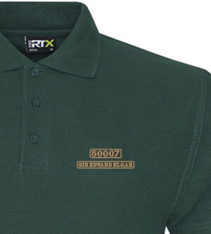 Class 50 50007 GWR Green Nameplate Forest Green Polo