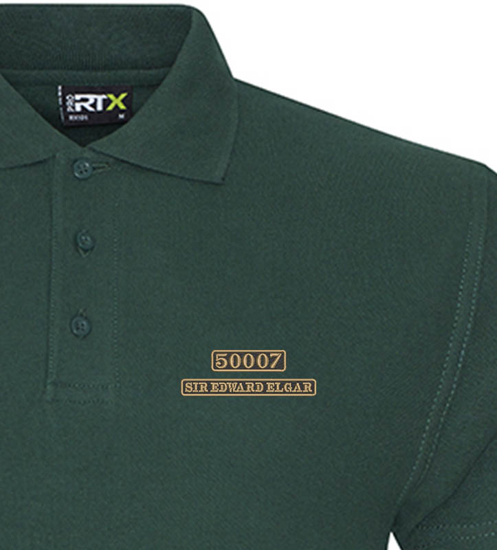 Class 50 50007 GWR Green Nameplate Forest Green Polo