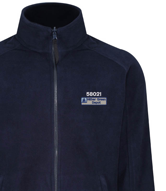 Class 58 58021 Mainline Nameplate Navy Fleece