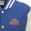 D803 Nameplate Royal Blue and White Varsity Jacket D803 Nameplate Royal Blue and White Varsity Jacket