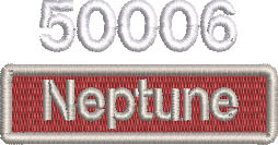 50006 neptune.jpg Loco Number and Nameplate Polo Shirt