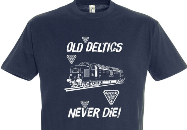 Old Deltics Never die Navy Blue T-Shirt