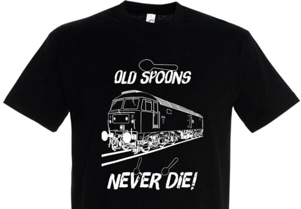 Old Spoons Never die Black T-Shirt