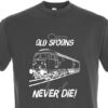 Old Spoons Never Die Dark Grey T-Shirt Old Spoons Never Die Dark Grey T-Shirt