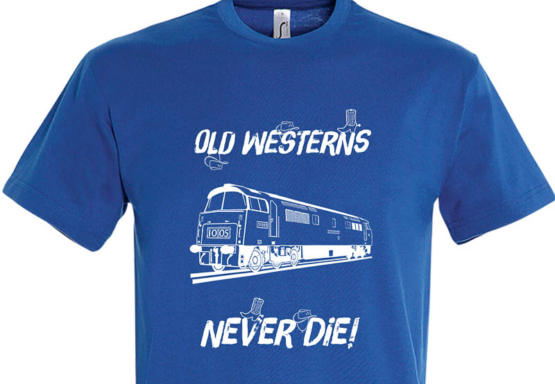 Old Westerns Never die Royal Blue T-Shirt Old Westerns Never die Royal Blue T-Shirt