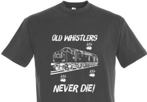 Old Whistlers Never Die Dark Grey T-Shirt